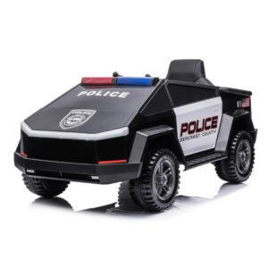 Voiture électrique enfant 12V, Tesla Cybertruck Police